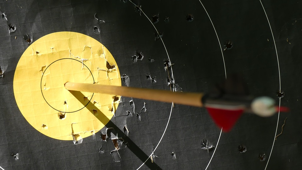 Archery target shooting